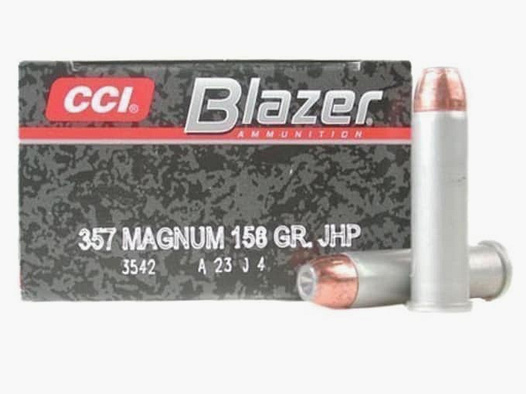 CCI Blazer Aluminium .357 Mag. 158GR JHP 50 Patronen