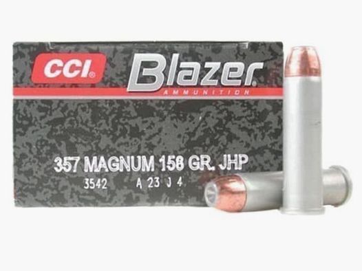 CCI Blazer Aluminium .357 Mag. 158GR JHP 50 cartouches