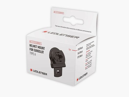 Ledlenser 502254 Helmet Mount for Euroslot Helmet Holder Type A