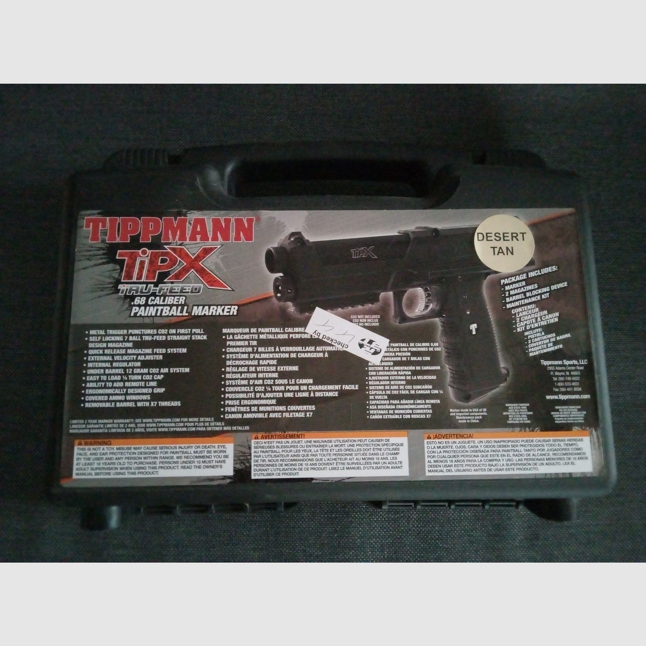 Tippmann TIPX Markierer mit umfangreichen Zubehör