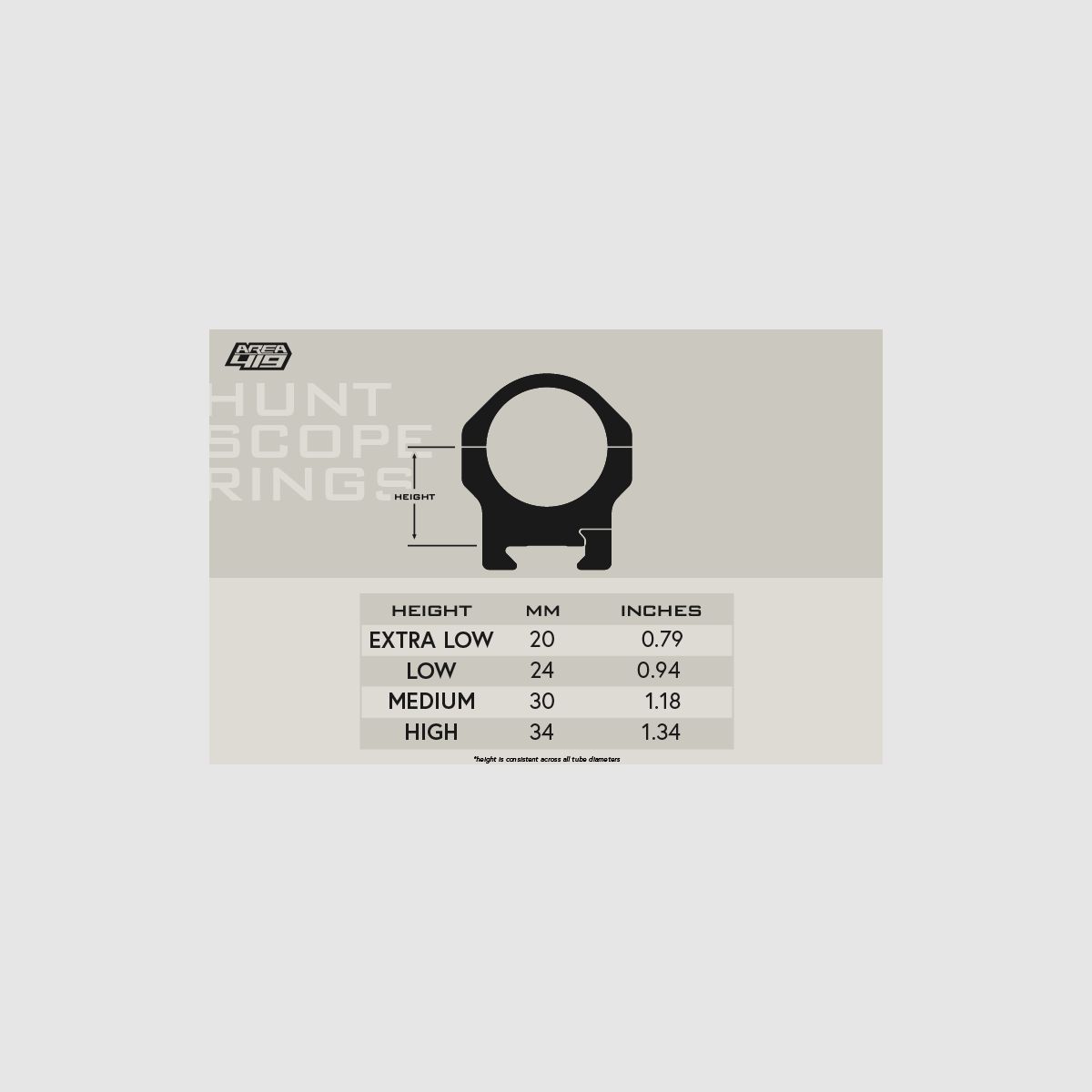 AREA419 ANILLOS HUNT D.34MM H.30MM, imagen 4 de 4