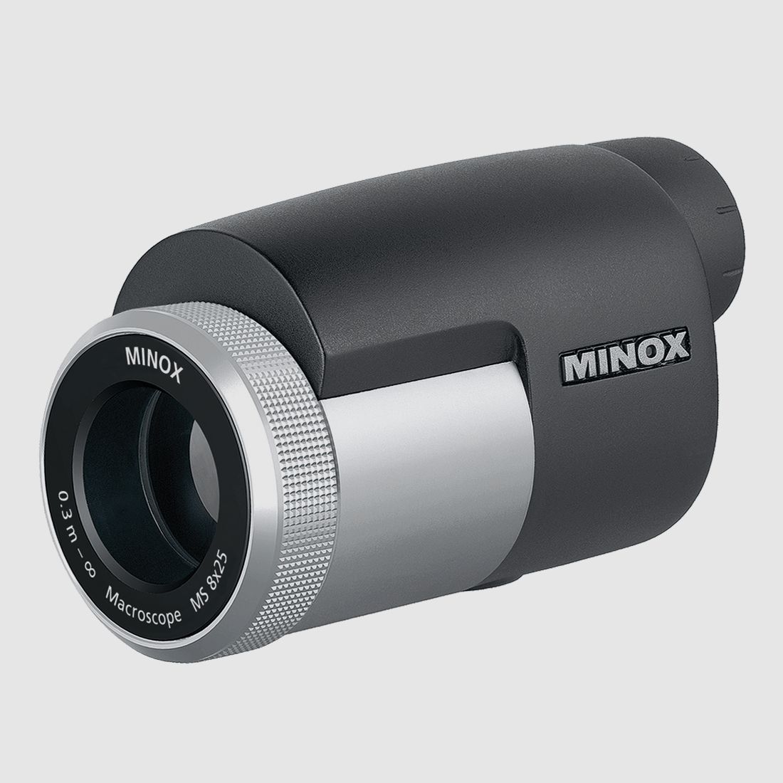 Minox Monokular MS 8x25 Macroscope Mini Teleskop Silber 62206