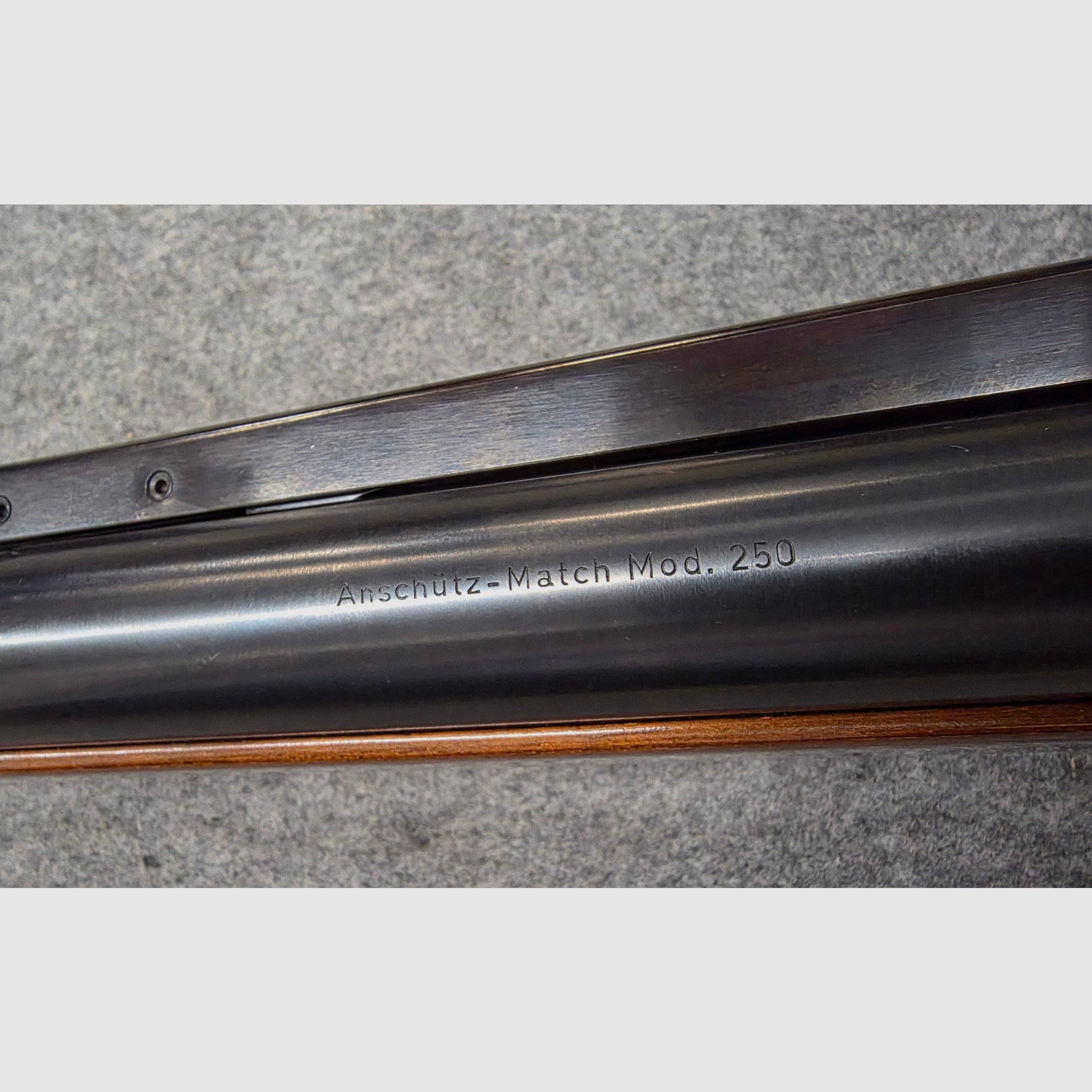 Match air rifle side cock Anschütz Mod. 250 very rare in great condition, hardly used.