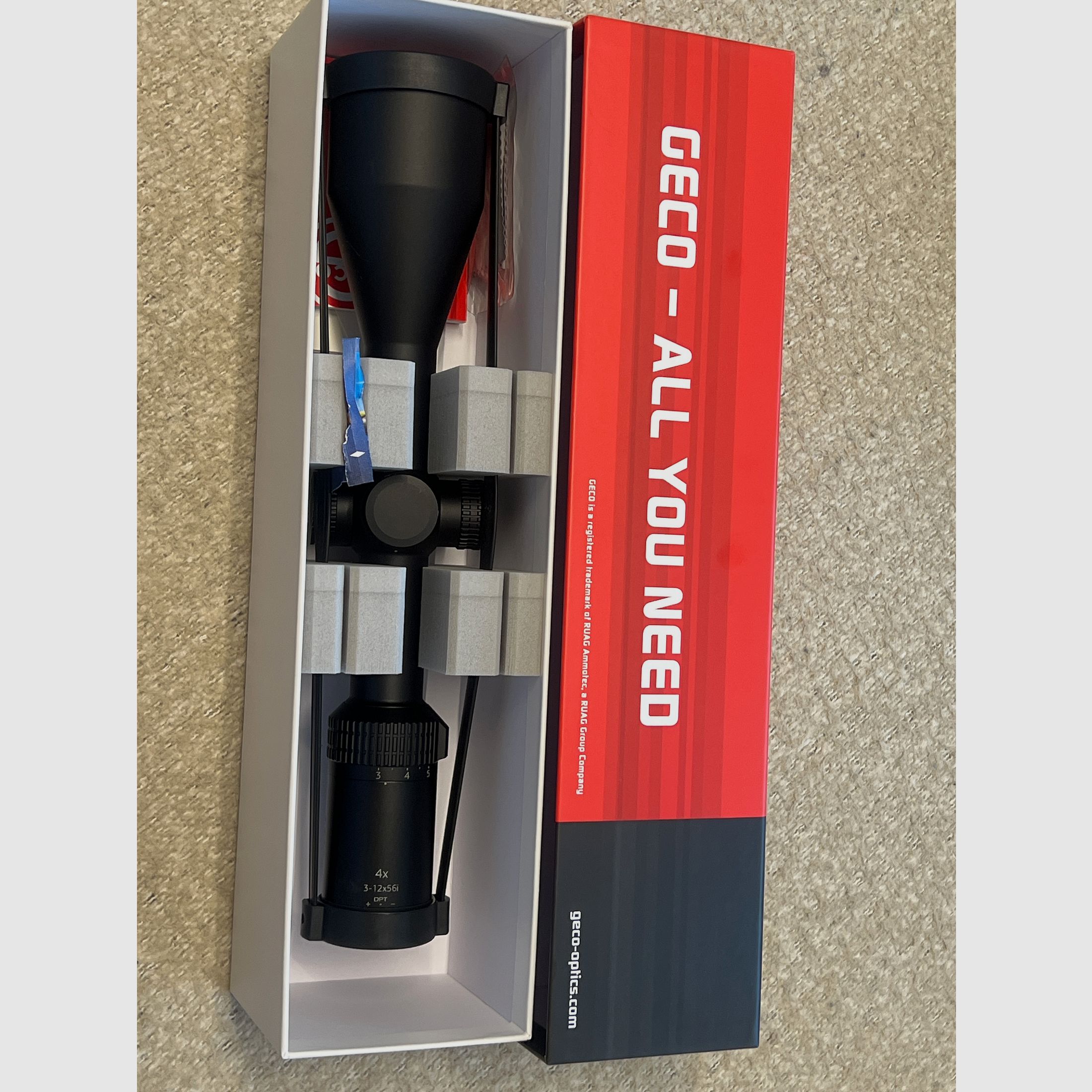 Geco richtkijker 3-12x56i Abs. 4 Verlicht