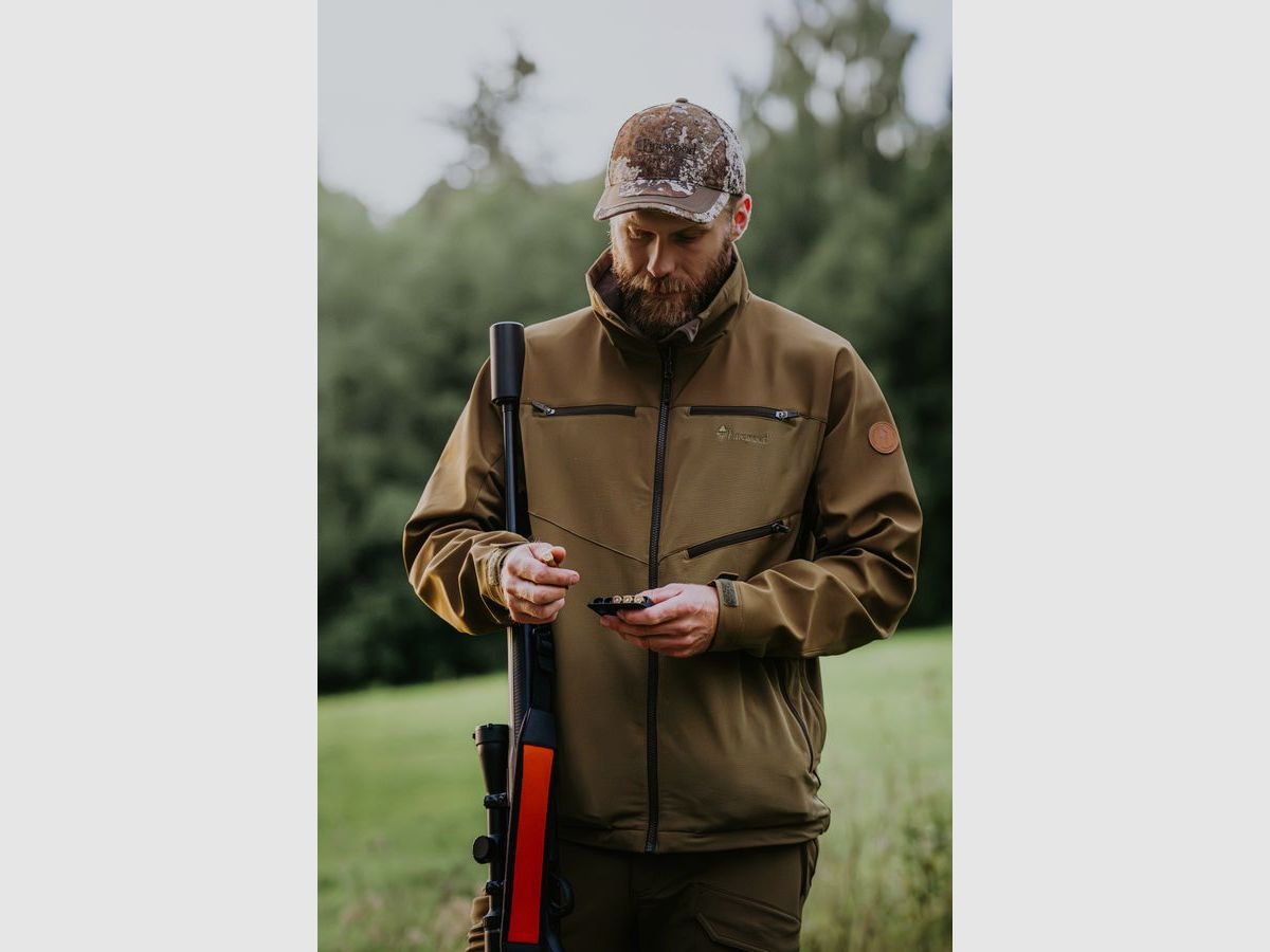 Pinewood Furudal Hunters Hybrid Stretch Jacket Olive Green, billede 4 af 4