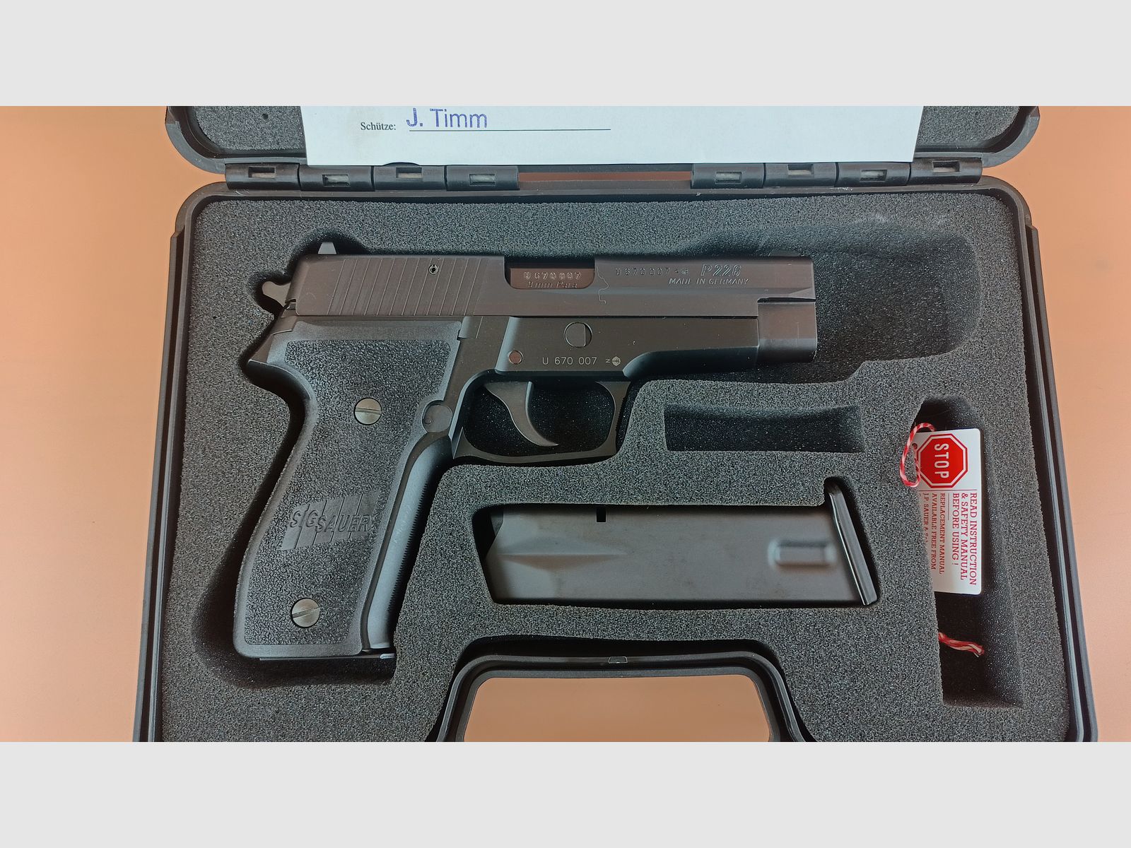 SIG Sauer SIG P226 Kal. 9mmLuger, 9mm Para *made in Germany*