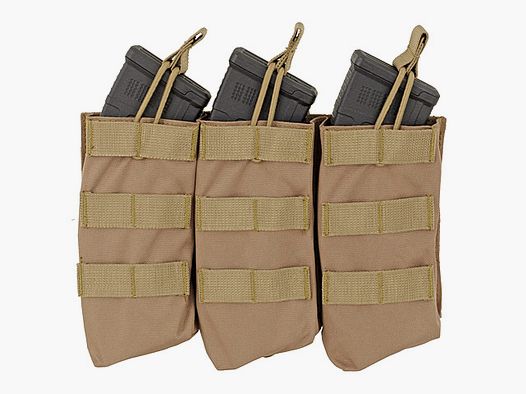 Open Top Triple 7.62x39 AK Mag Pouch - COYOTE [8FIELDS]