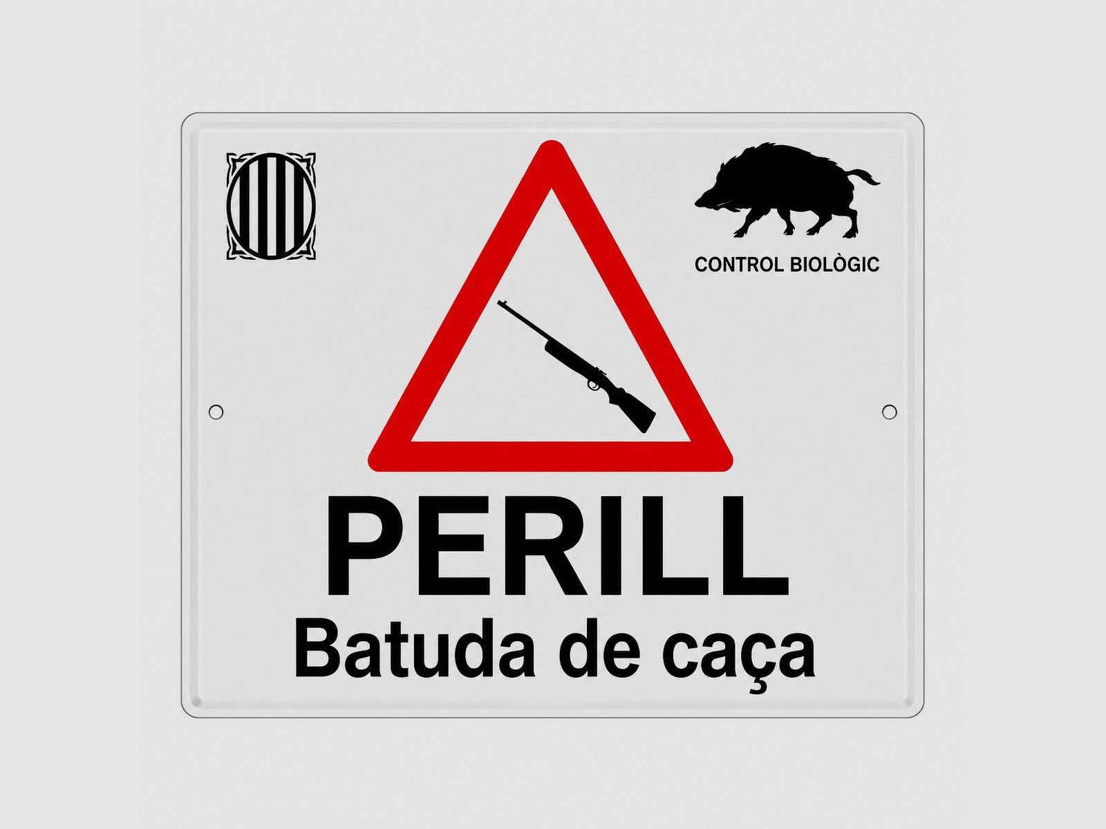 Perill Batuda Jagdtäfelchen Katalonien 50x33 cm