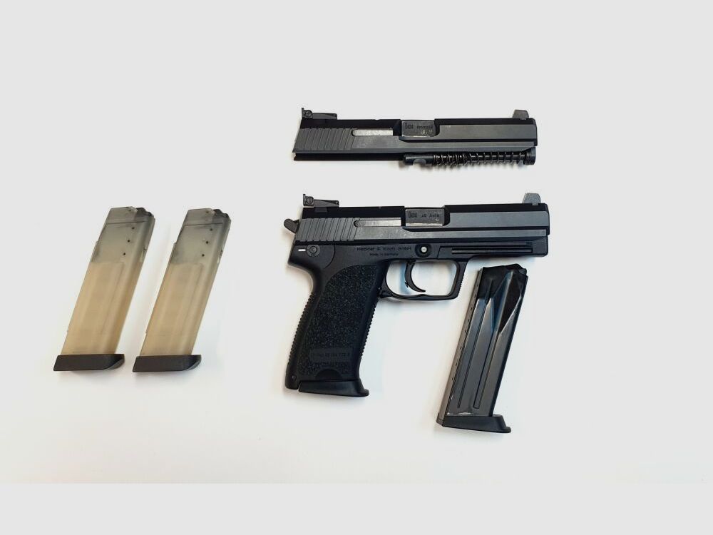 Pistolet Heckler & Koch Heckler & Koch HK USP .45Auto, zestaw z systemem wymiennym 9mmLuger, kompletny
