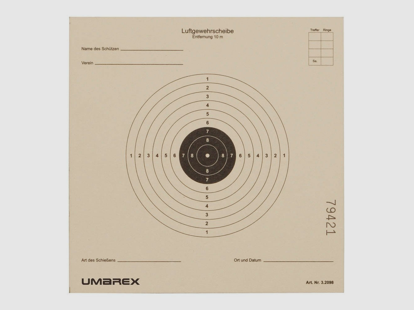 Umarex Luftgewehr Zielscheiben 14x14 cm - 1.000 Stück