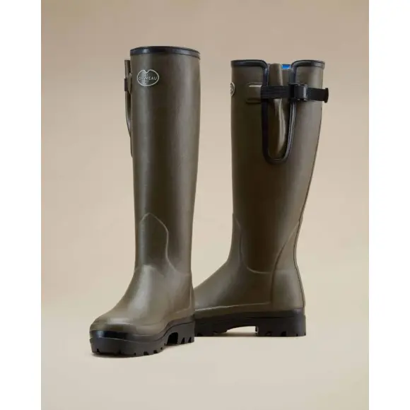Bottes Vierzonord Damen Le Chameau mit Neoprenfutter Grün, Bild 9 von 16