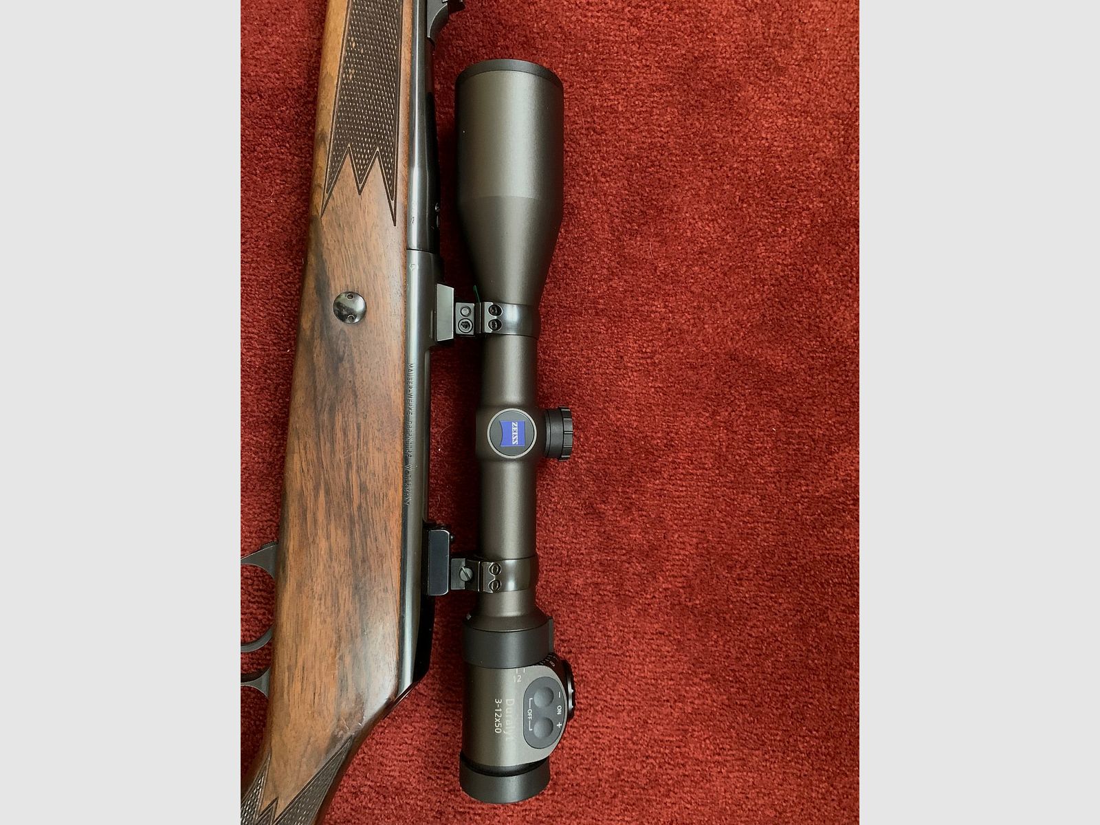 Mauser 225 7x64 / zeiss Duralyt 3-12x50 (Lichtpunkt) mit EAW Schwenkmontage