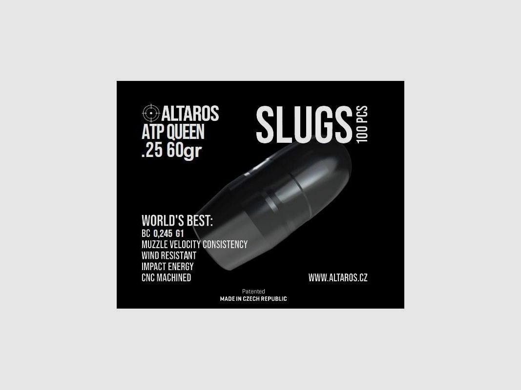ALTAROS ATP QUEEN Slug-Diabolo 6,36 mm .25 / 60 Grain 3,92 g., Bild 1 von 2