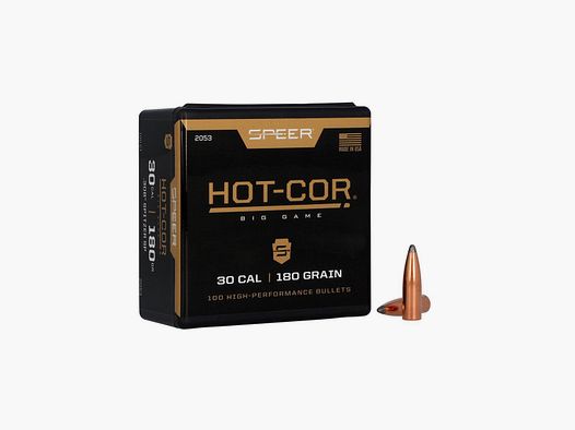 PALLE – SPEER – HOT-COR | 30 CAL | 180GR | .308″ SPITZER SP | 100 PZ