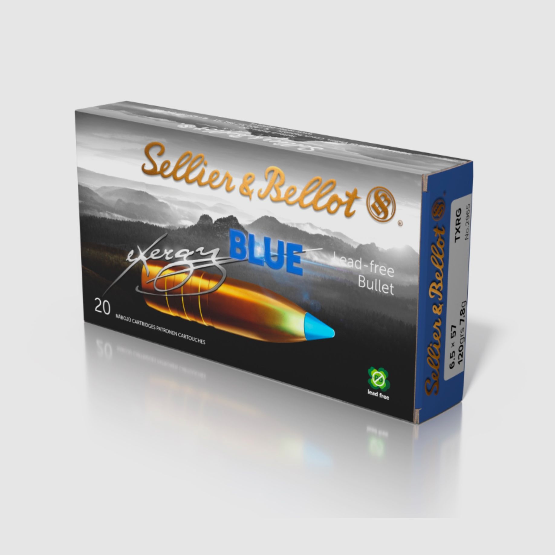Sellier & Bellot 2003936 6,5x57 TXRG blue 7,8g 120grs.
