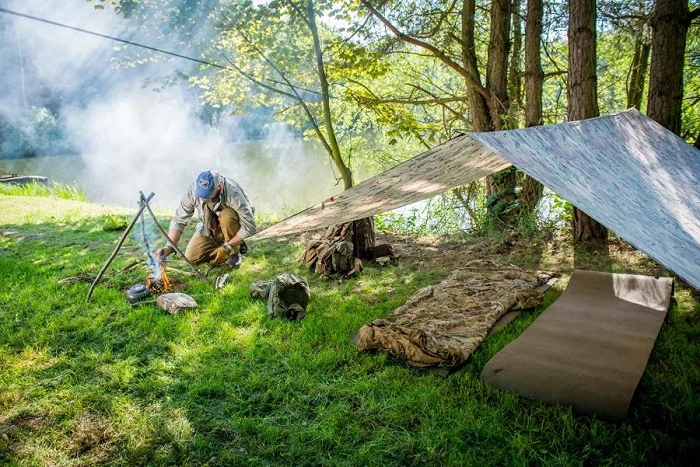 Helikon SUPERTARP Camping Tarp – Ripstop Polyester – PL Woodland, image 25 of 88