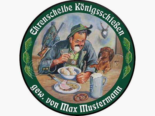 Schützenscheibe ECO-LINE Motiv 034