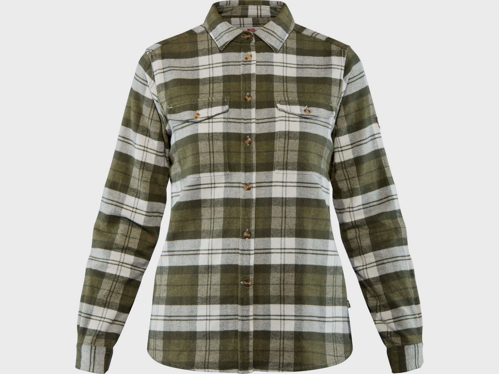 Fjällräven Bluse Övik Heavy Flanell Green
