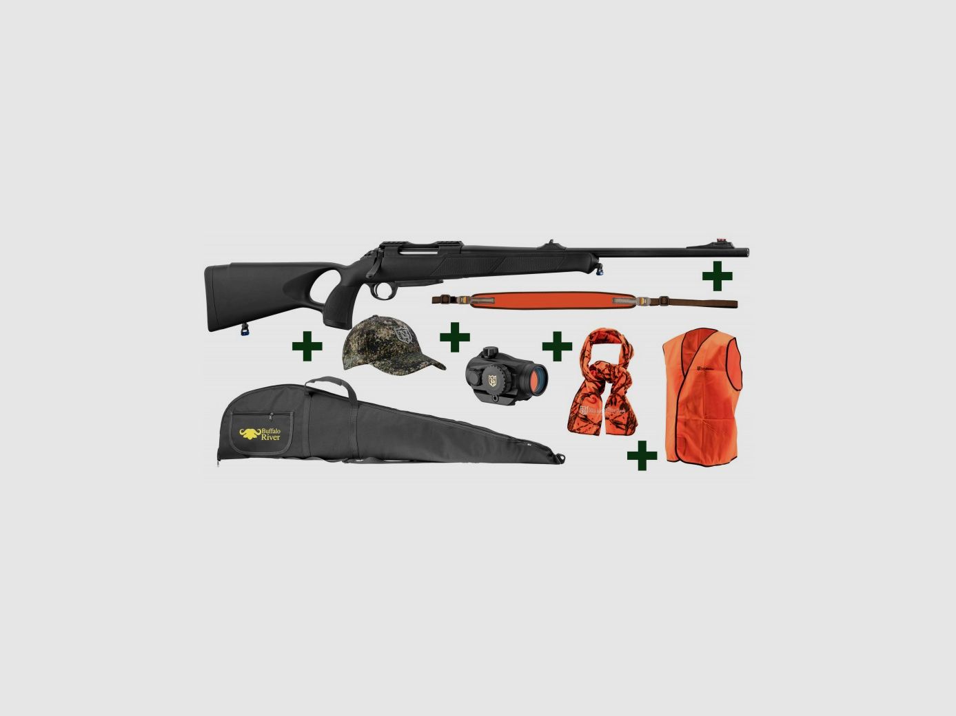 PACK Battue BCM - RUBIS mit Daumenloch Kal. 7 Rem