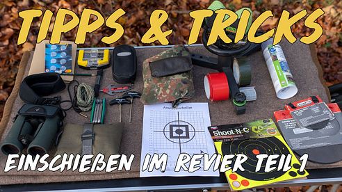 Geartester Tipps & Tricks - Einschießen im Revier, Ausrüstung, Anschlagsarten Teil 1