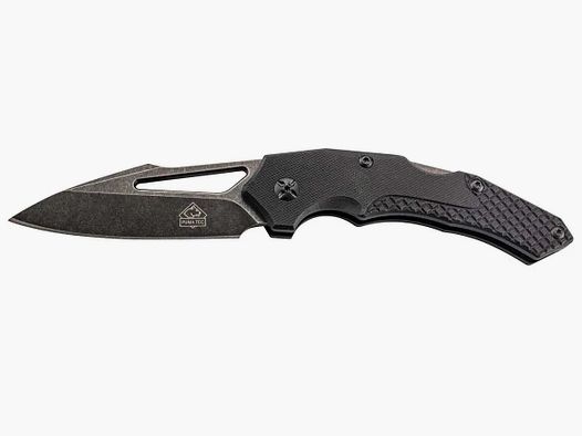 PUMA TEC Cuchillo plegable Curved, G10 con clip