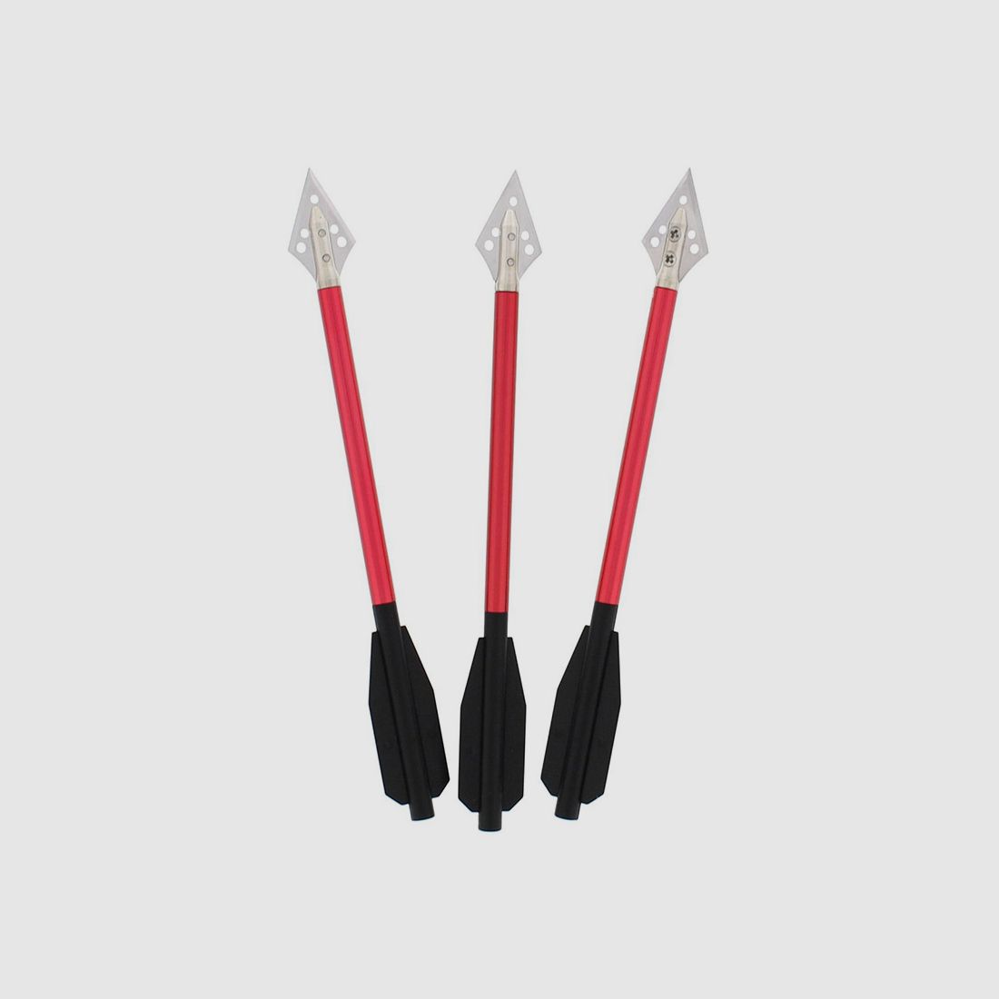 Pfeile fĂĽr ArmbrĂĽste Armbrustpfeile 6,5 Zoll Aluminium Broadhead Jagdspitze 3 StĂĽck (P18)