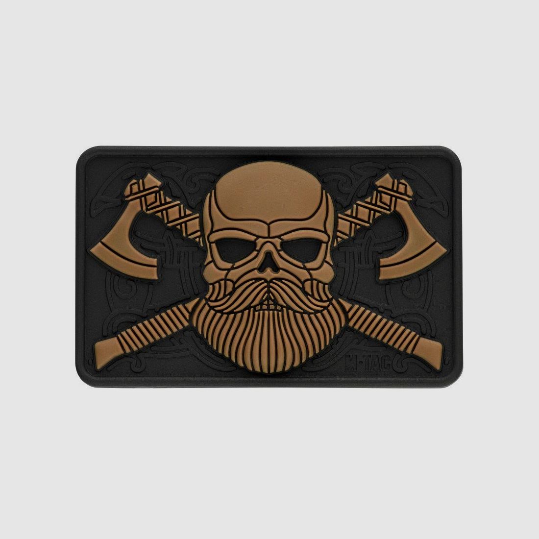 M-Tac 3D PVC Patch Bearded Skull Black/Coyote