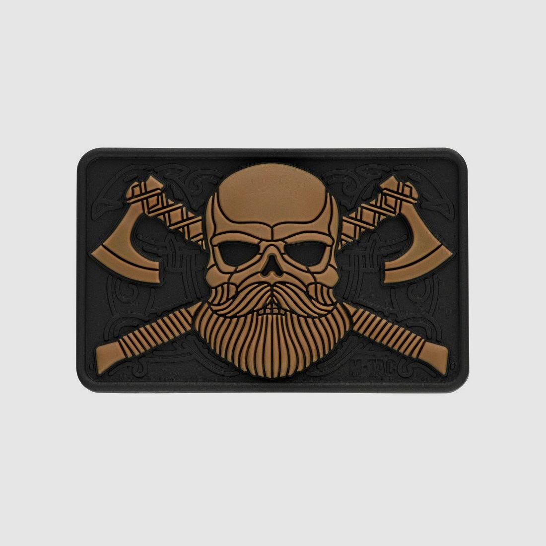 M-Tac 3D PVC Patch Bearded Skull Black/Coyote