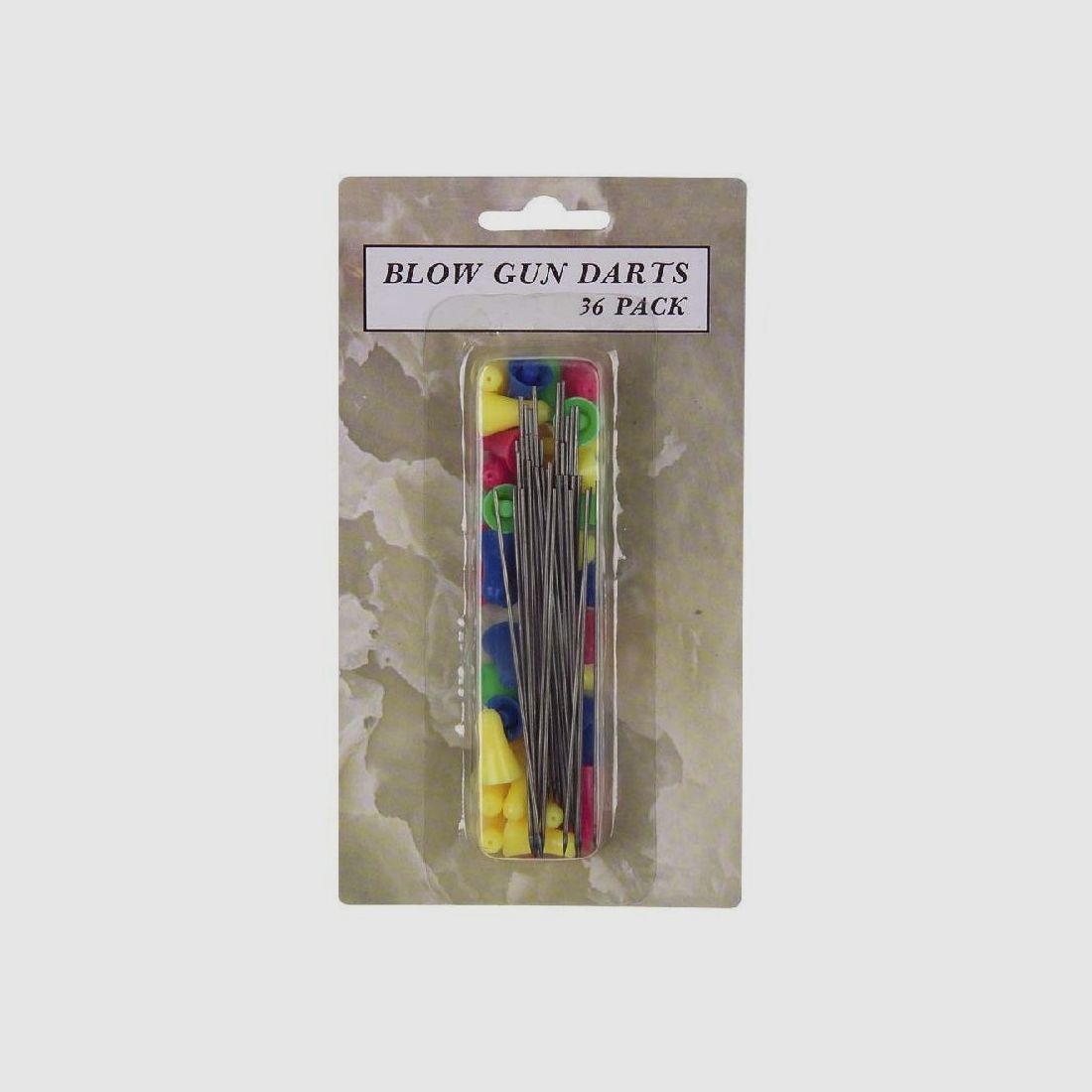 Ersatzpfeile Stahlnadel 36er Blasrohr-Dart 1cm