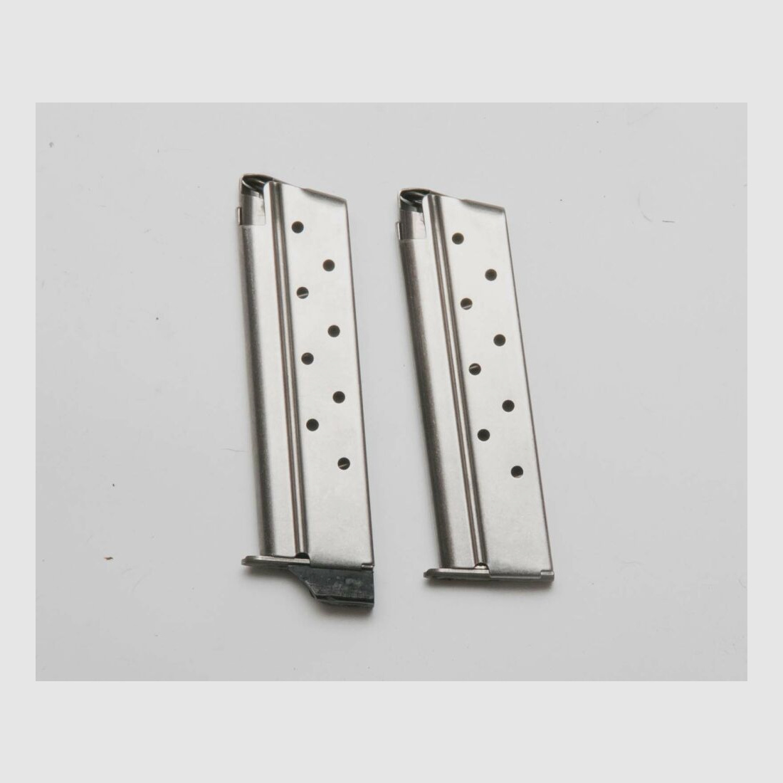 Vervangmagazijn Colt 1911 Government 9mm Luger RVS 2 stuks