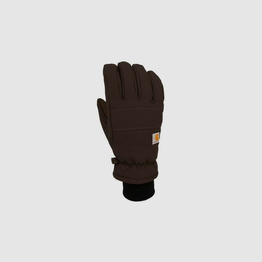 Carhartt Insulated Duck Sythetic Leather Touch-Sensitive Knit Cuff Glove Women Black M