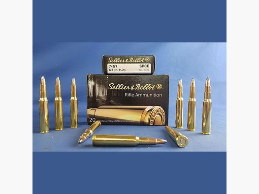 Sellier & Bellot 7×57 Teilmantel SPCE 11,2g/173grs.