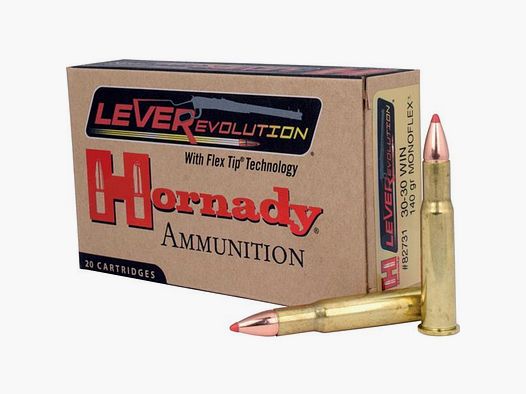 Hornady Leverevolution .30-30 Win. 140GR MonoFlex 20 patronen