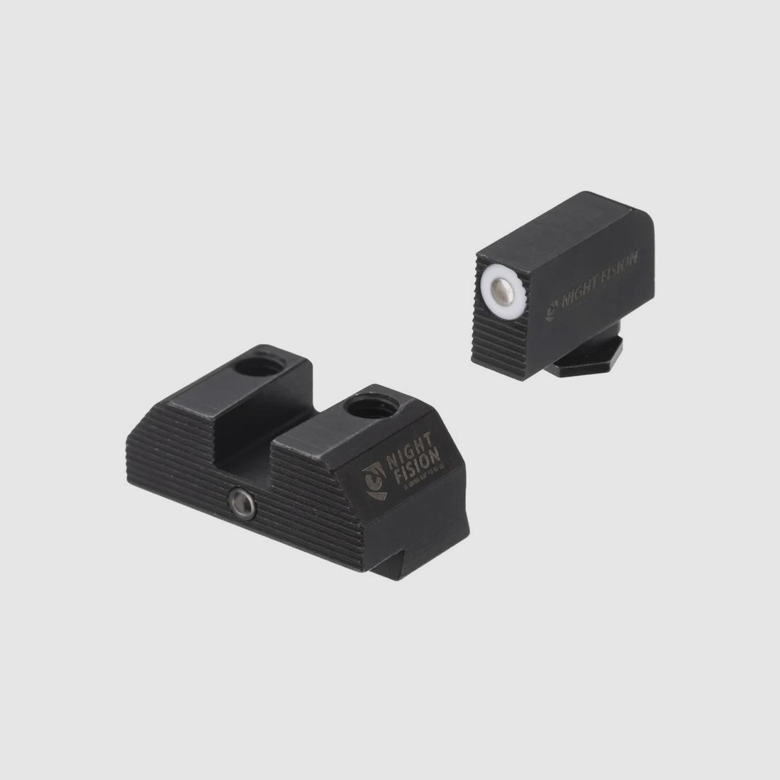 NIGHT FISION Glock 42/43/43X Accur8 Tritium Sight White, image 2 of 5