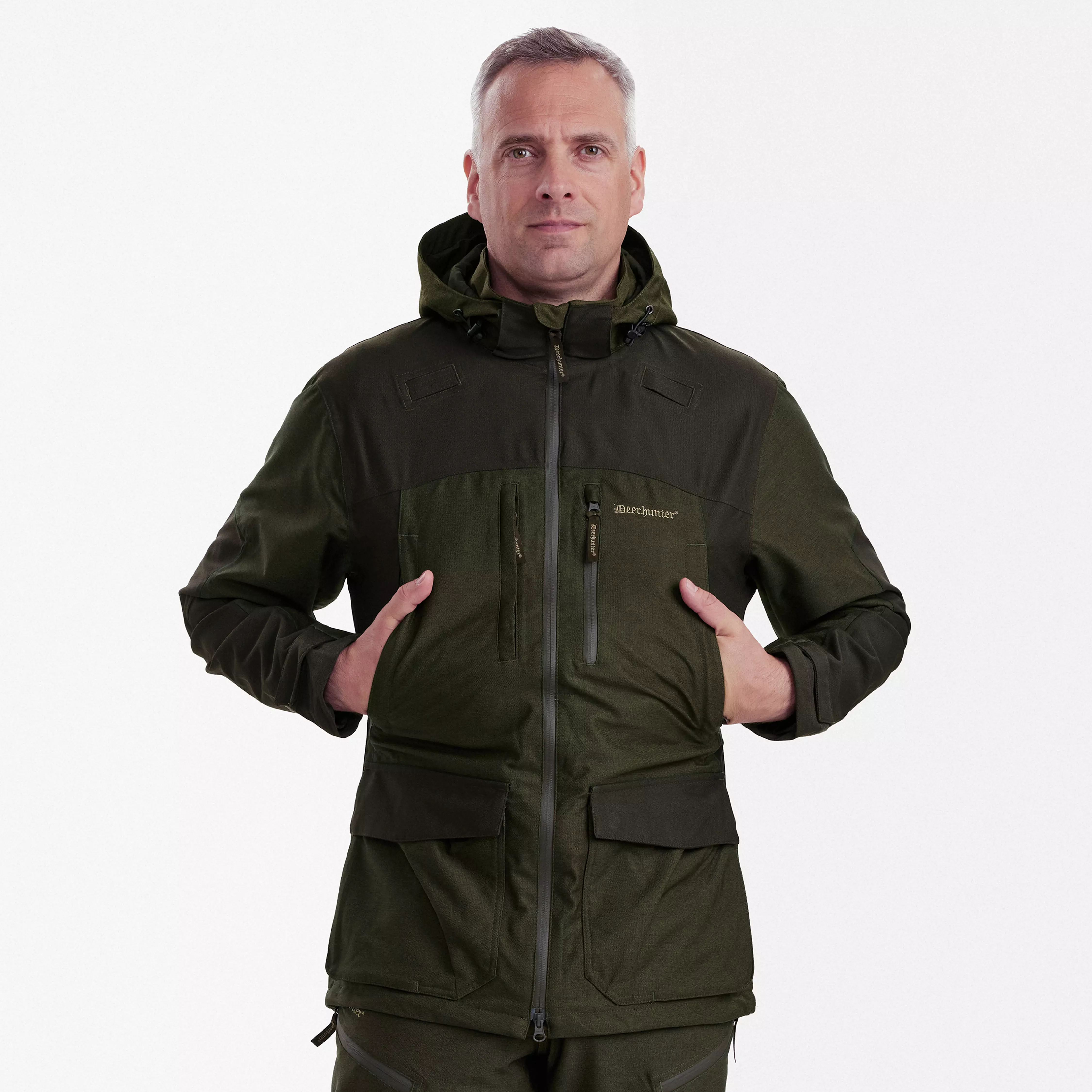 Giacca Chasse - Olive Night melange
