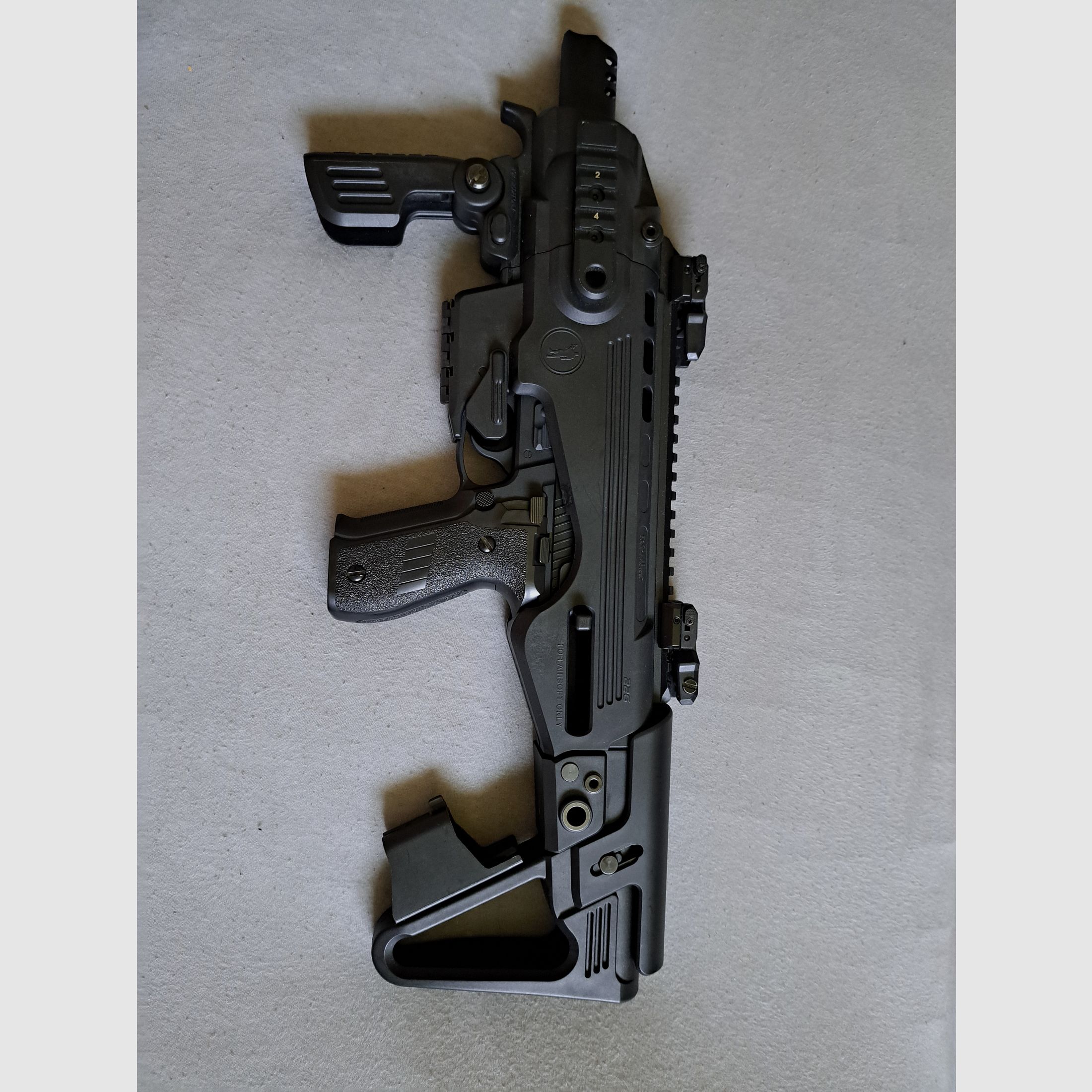 WE P226 GBB mit Carabine Kit