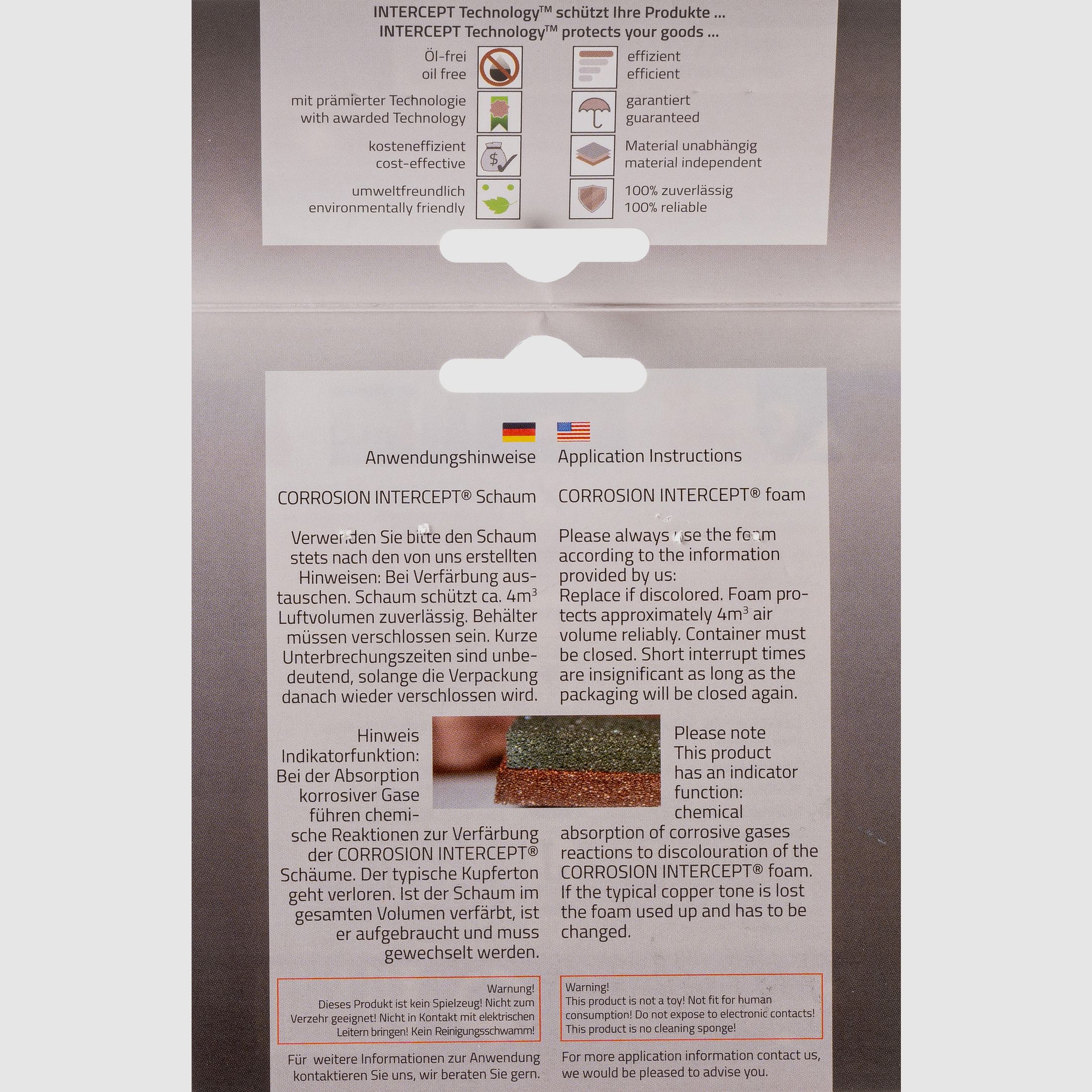 Intercept corrosiebescherming voor hoezen en koffers