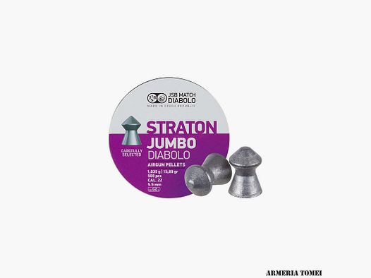 JSB MATCH – STRATON JUMBO DIABLO 1,030g / 15,89gr Kal. 5,5 mm (CONF. 500 ST.)
