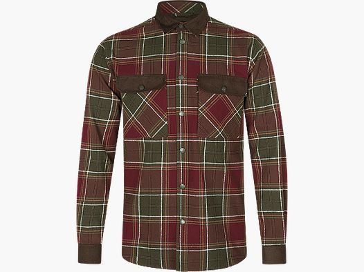 Seeland Banff Shirt Men Red Check S