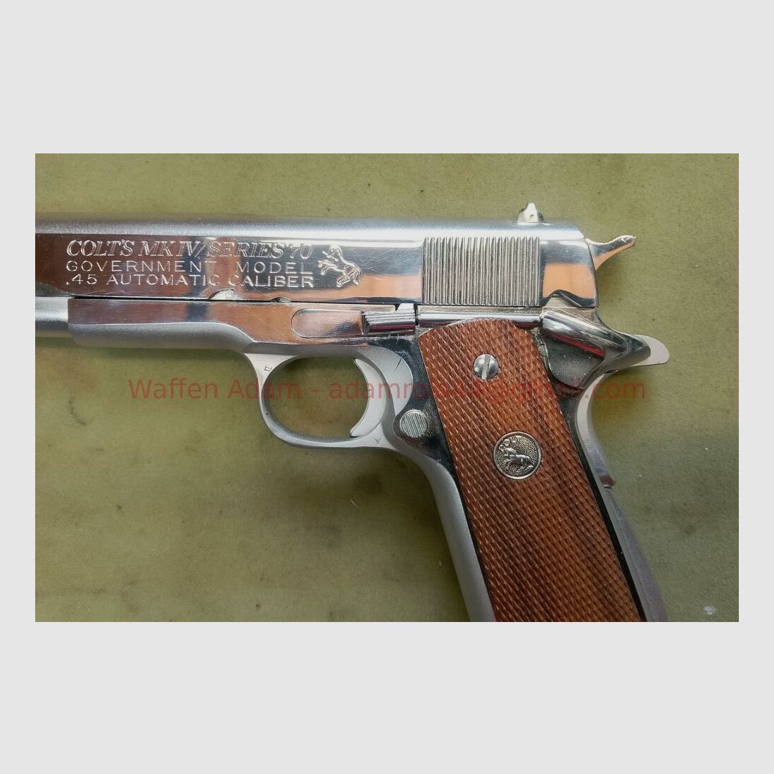 Colt MK IV/Serie`s 70 Government Nickel 1977