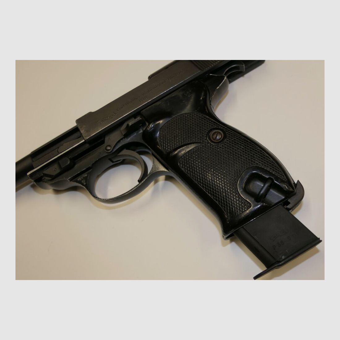 Walther Arms Factory Ulm Danube Pistol Walther P38 in caliber 9mm Para incl. accessories