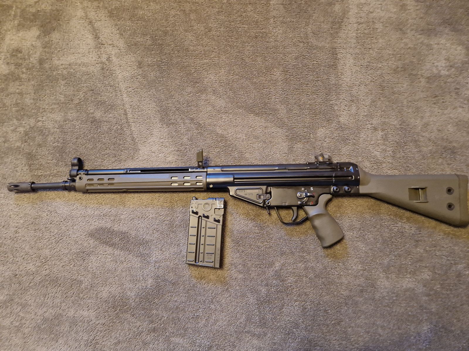 Heckler & Koch G3 Softair-Gewehr Kaliber 6 mm BB Gas Blowback (P18) 