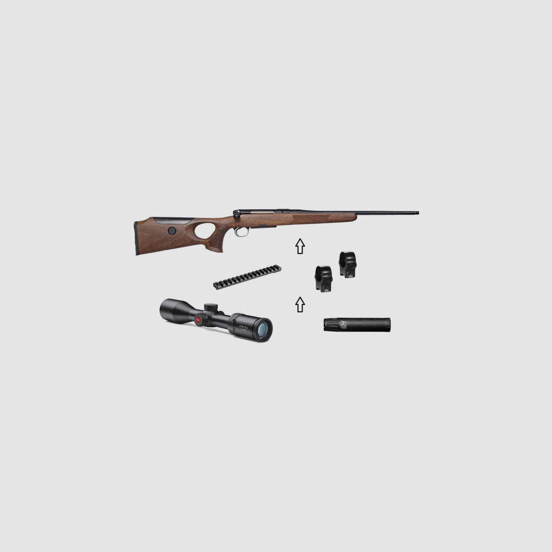 Heym SR30 Ranger-UT + ZF Leica + ... - Power Pacs - Komplettpaket