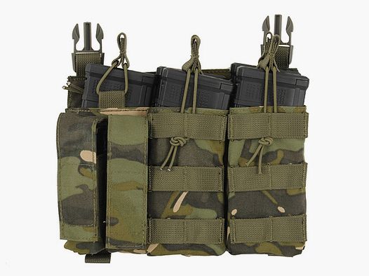 Buckle Up Triple 5.56/Pistol Pouch Panel - MT