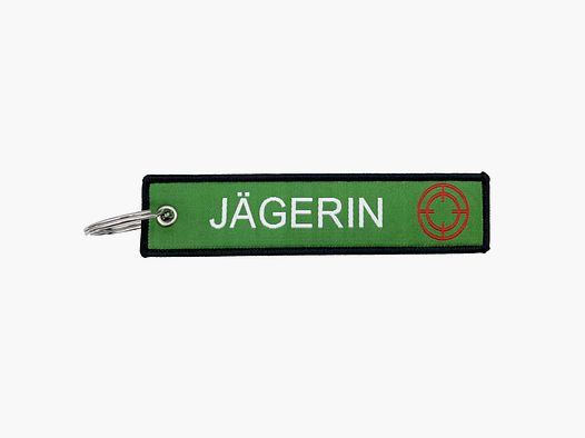 Jägerin Schlüsselanhänger - Grün