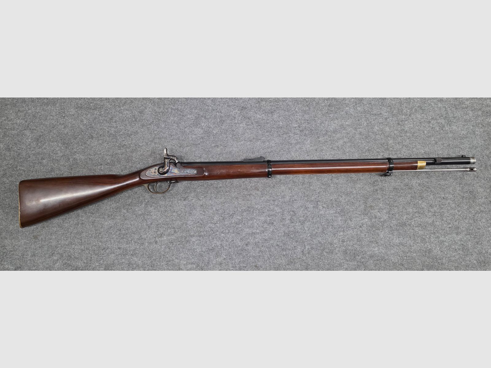 Fucile a percussione London Armoury cal. .58 Replica del fucile a retrocarica Enfield del 1853 dalla Guerra Civile Americana Euro Arms of America Fucile a percussione