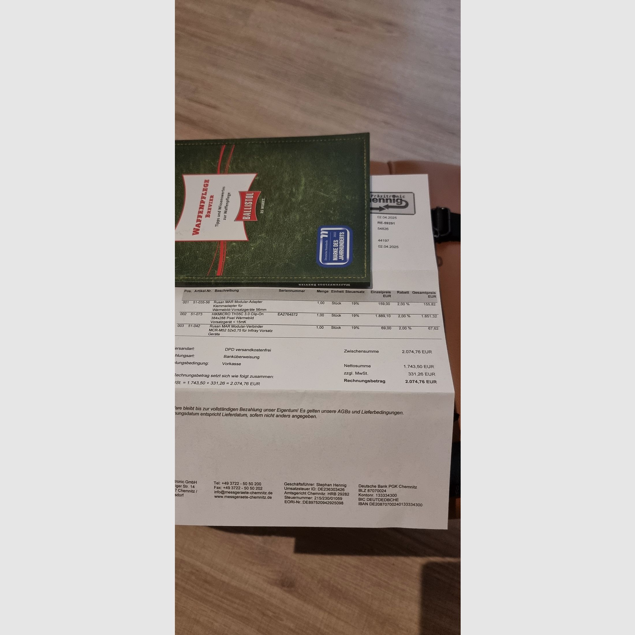 Dispositivo di imaging termico Hikmicro Thunder 3.0 th35c