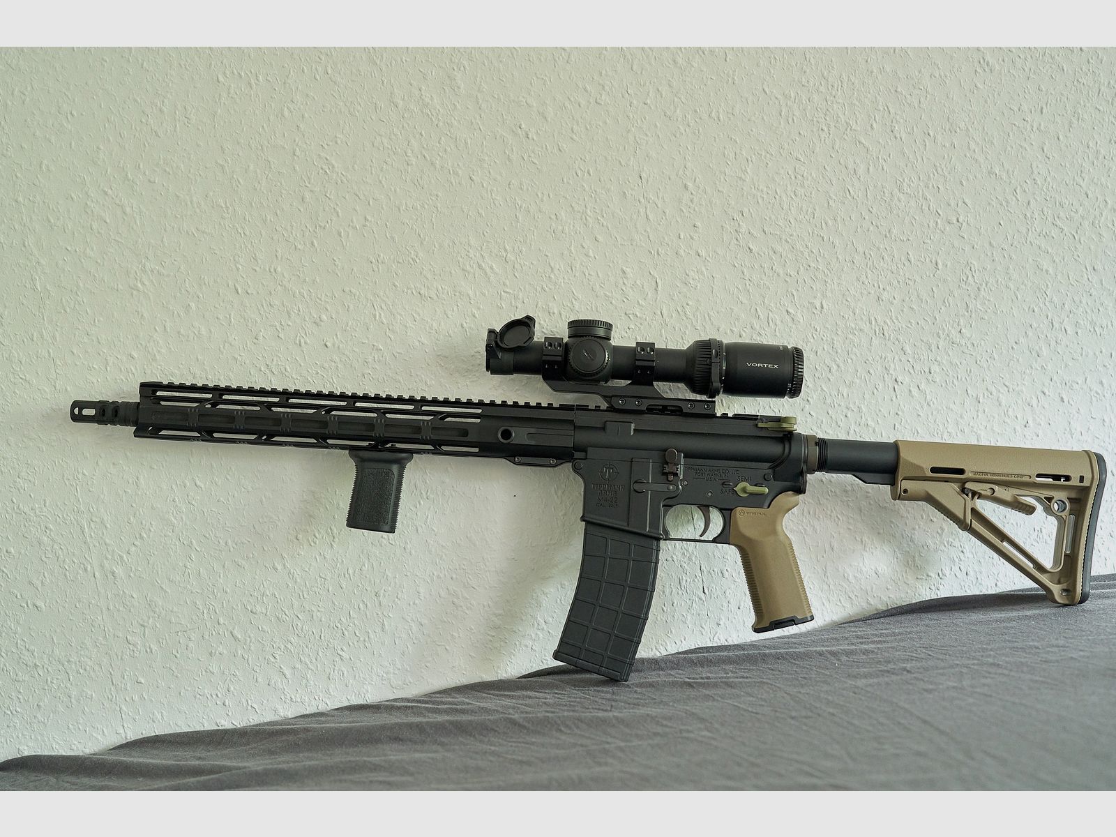 Tippmann Arms M4-22 LTE OD-Green .22 lr – ottime condizioni, circa 25 colpi, accessori Vortex/Hera/Magpul