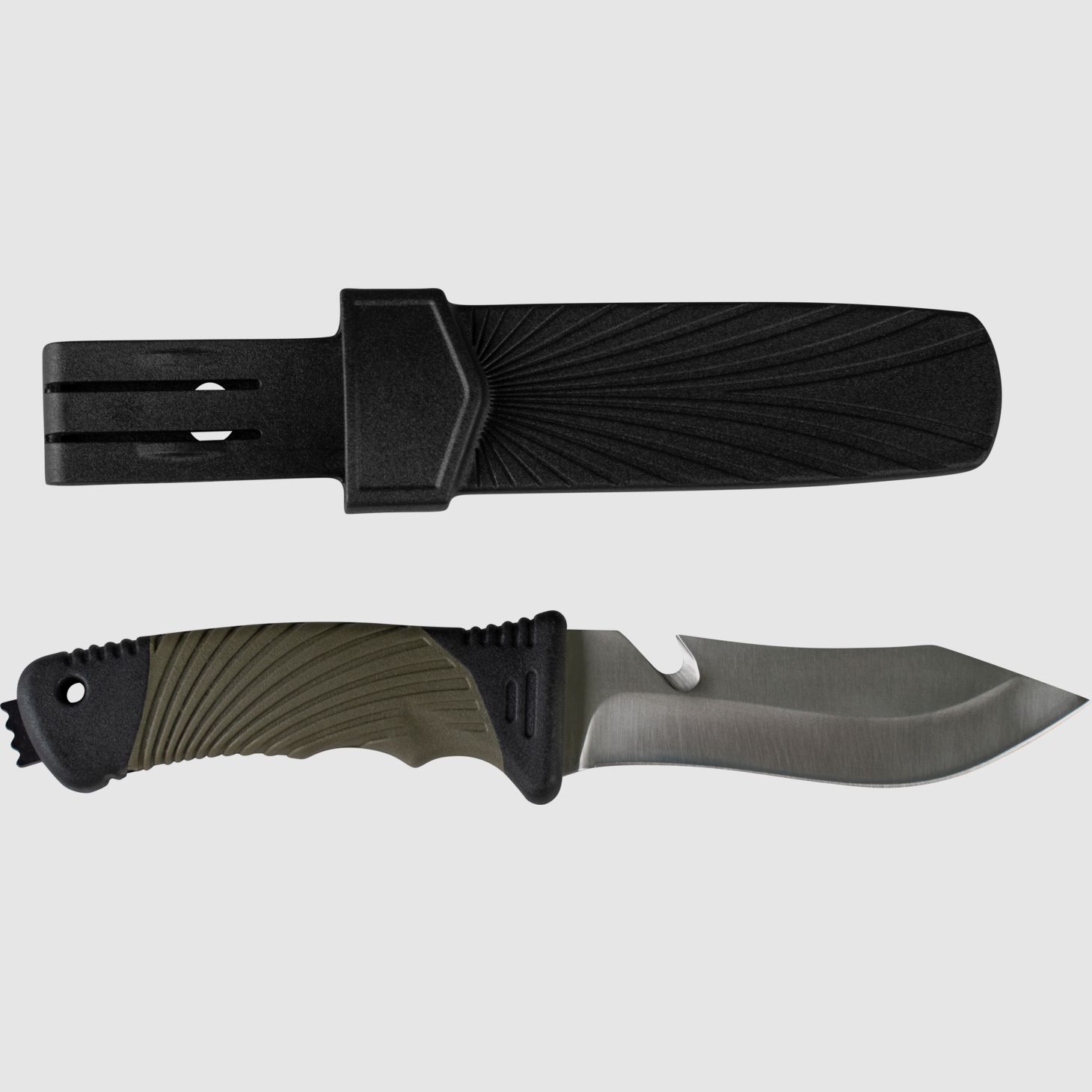 Alljagd Outdoormesser mit gummiertem Griff