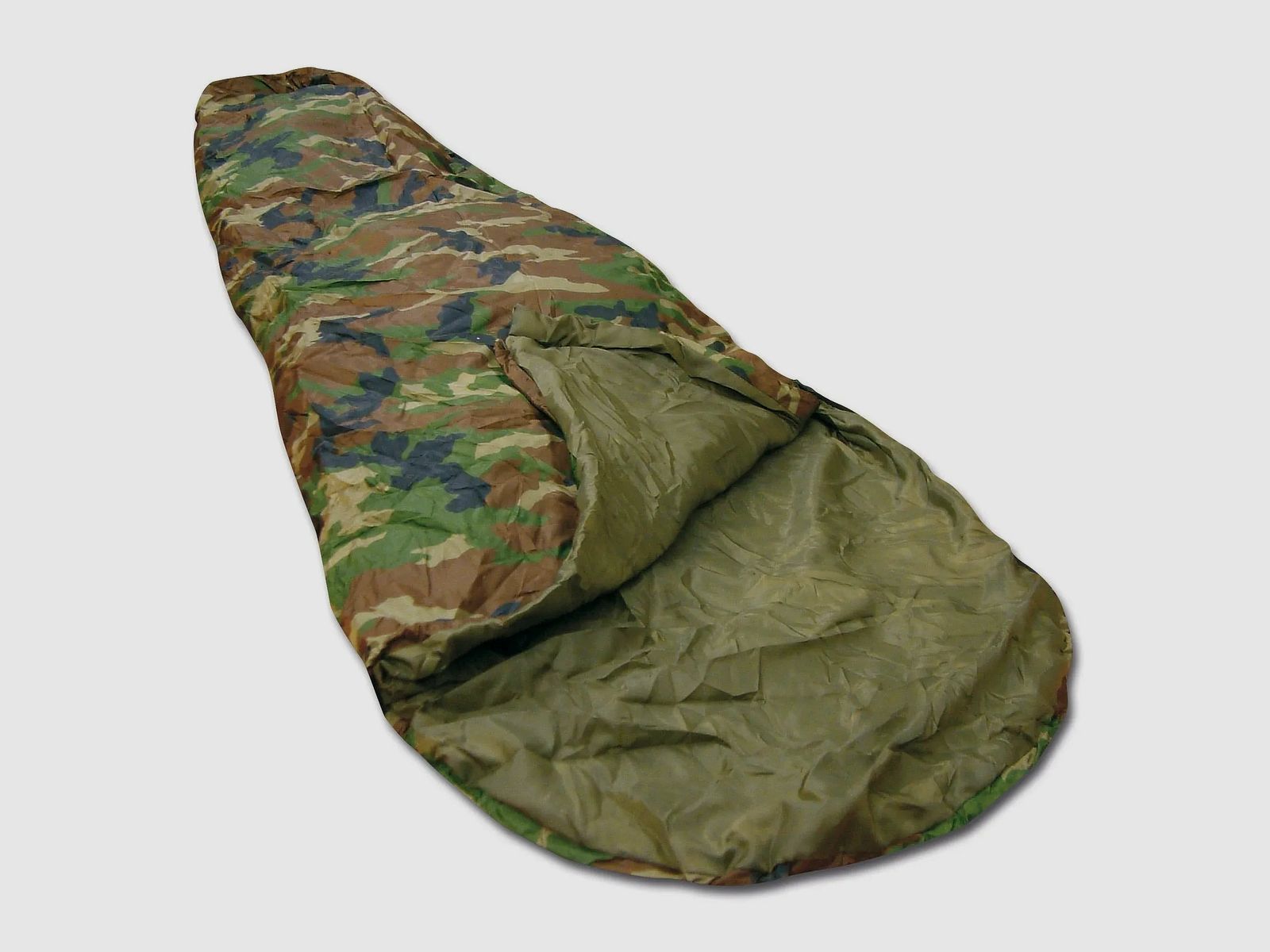 Mil-Tec Schlafsack Commando einfach woodland